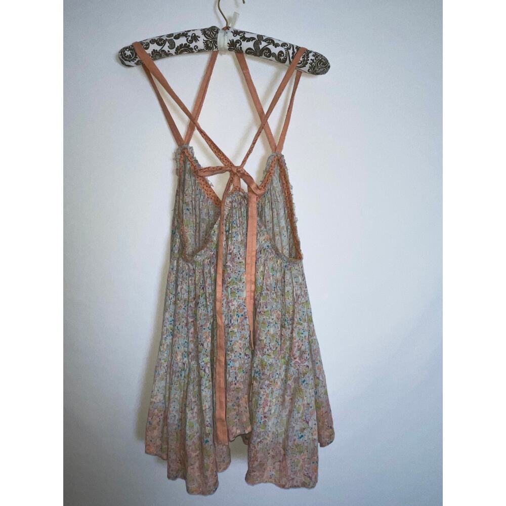 Free People One‎ BOHO Flowy Summer Top - Size XS - SO Beautiful & Fun!
